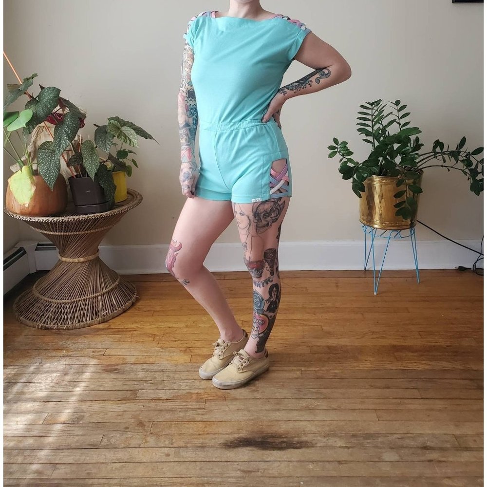 80s Gitano Peekaboo Romper